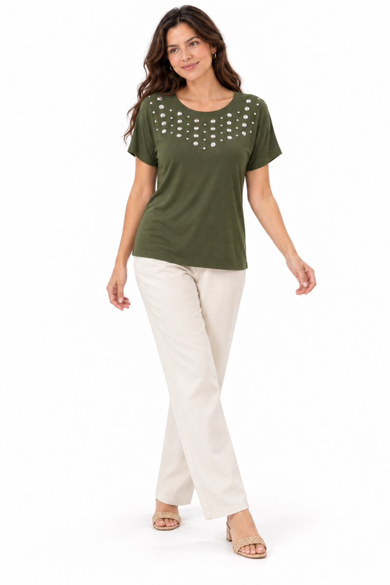 Remera Modal con tacha frente 1941